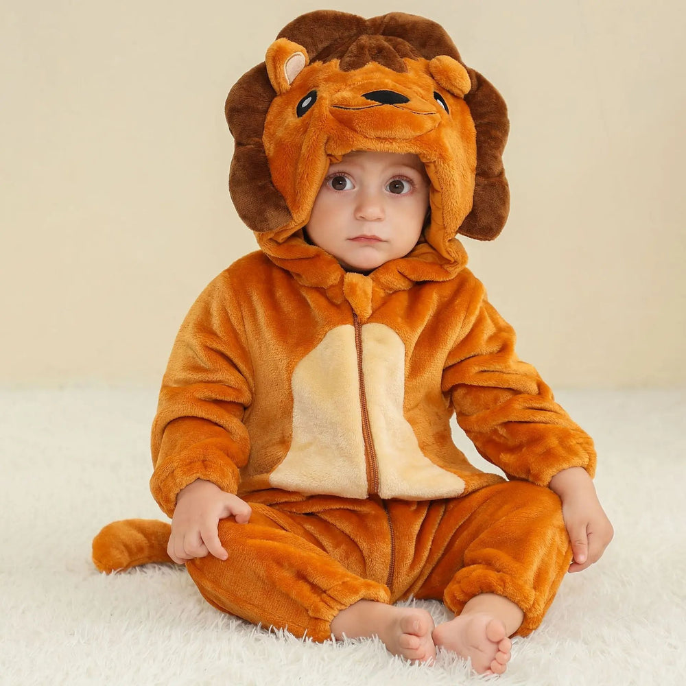 Snorrelie FrostFox – Warme Baby & Peuter Pyjama | Zachte Winter Slaapoverall voor Comfortabele Nachten