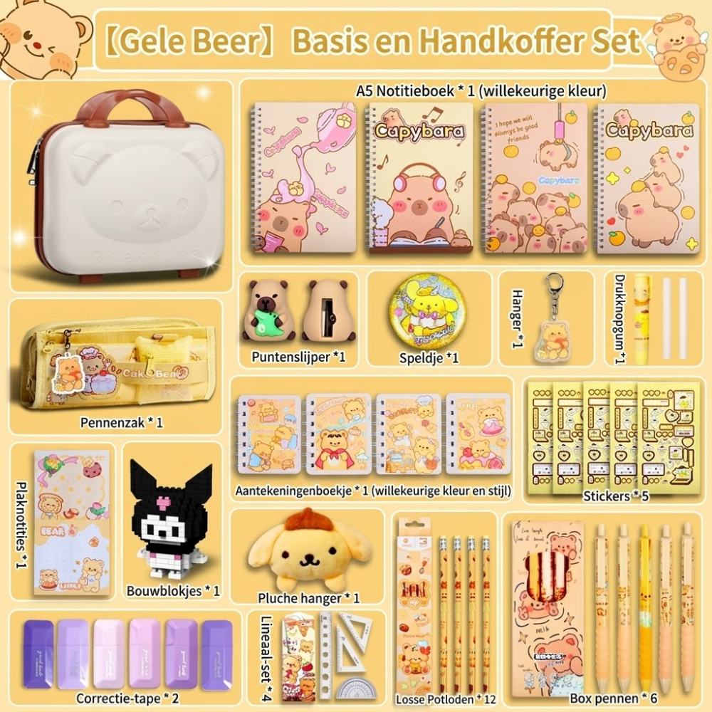 Complete schoolspullen-cadeauset voor kinderen