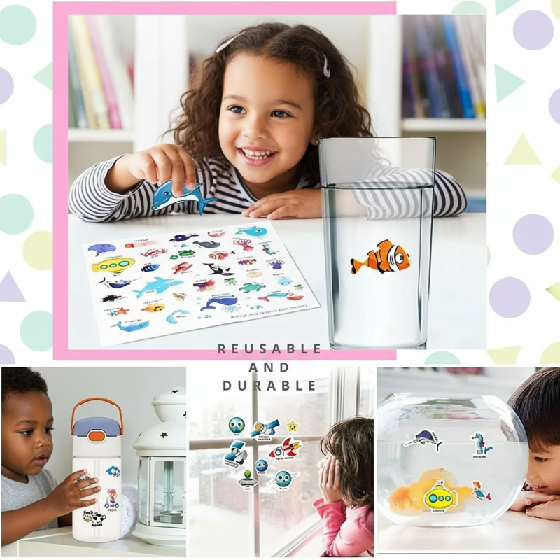 Creativo – Kleurrijk & Leerzaam – Herbruikbaar Stickerboek