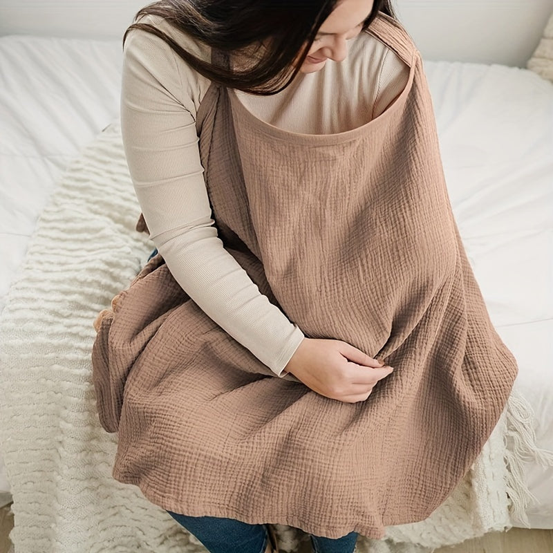 Ademend & Comfortabel Borstvoedingssjaal Katoen – Privacy & Stijl voor Nieuwe Mama’s | LunaCare