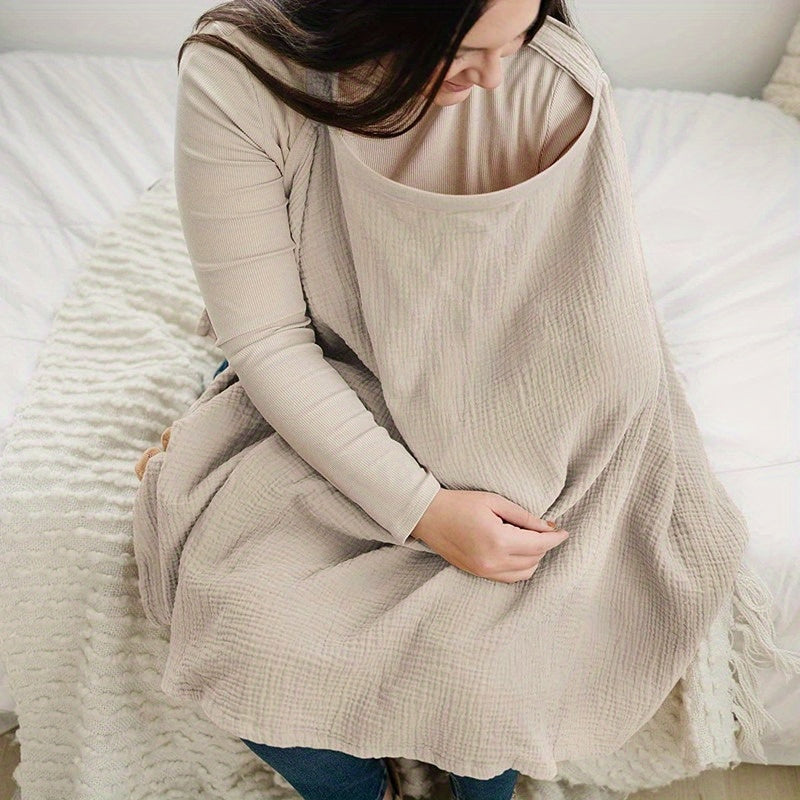 Ademend & Comfortabel Borstvoedingssjaal Katoen – Privacy & Stijl voor Nieuwe Mama’s | LunaCare