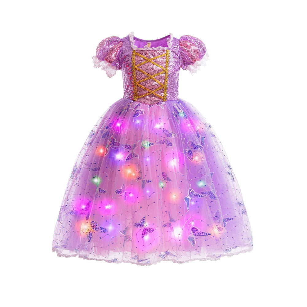 Lichtgevende Prinsessenjurk voor Kinderen – Zeemeermin Thema & Complete Accessoires | MagicWave