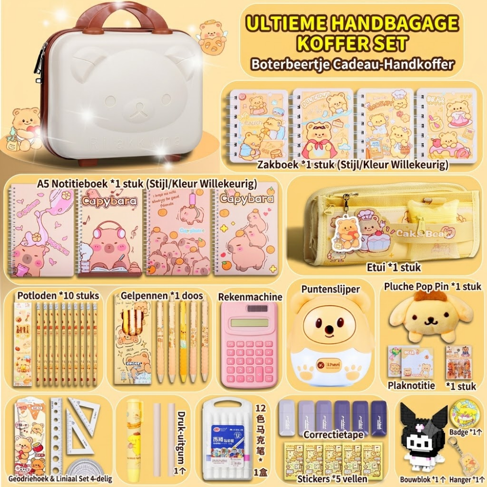 Complete schoolspullen-cadeauset voor kinderen