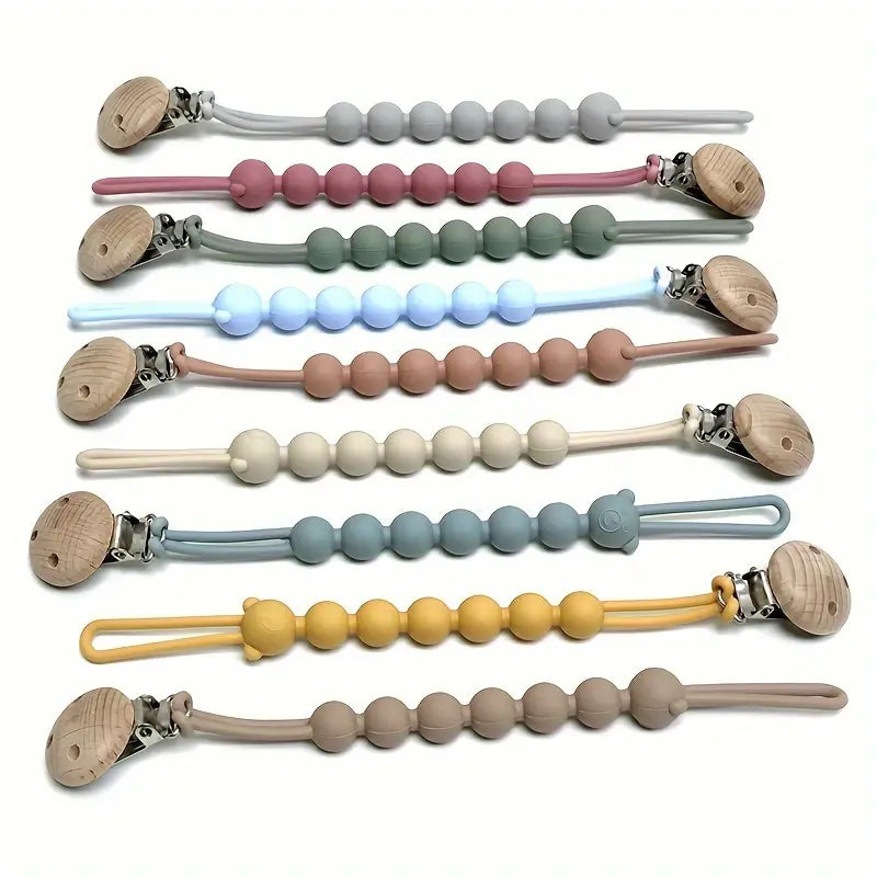 CuddlyClip Speenkoord – Veilig, BPA-vrij & Schattige Beer voor Baby’s en Peuters