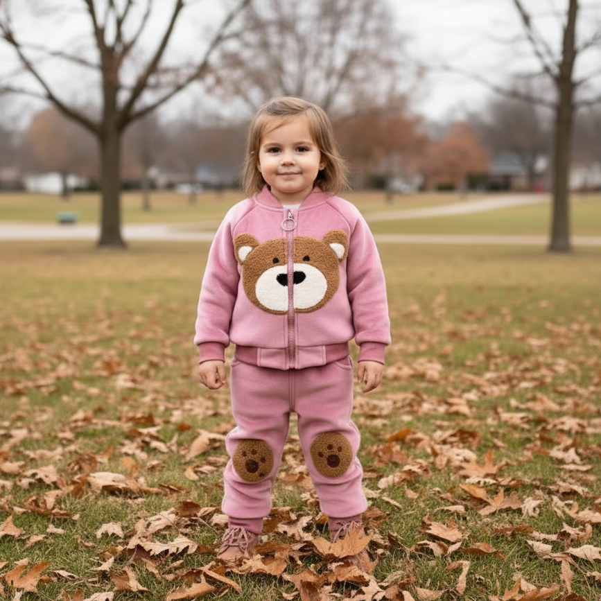 Warme Peuter Winter Set – BearHaven Hoodie & Broek