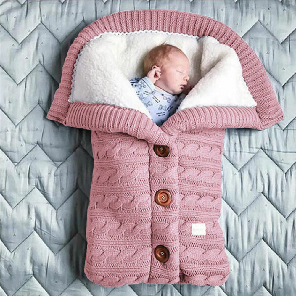Gebreide Baby Slaapzak Winter – Warm, Zacht & Comfortabel voor Pasgeborenen