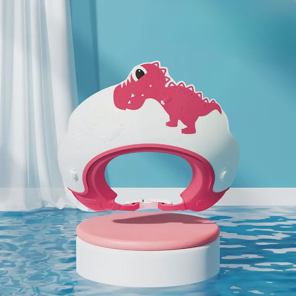 DinoSplash Baby Badmuts – Bescherming tegen Shampoo en Water voor Baby's en Peuters