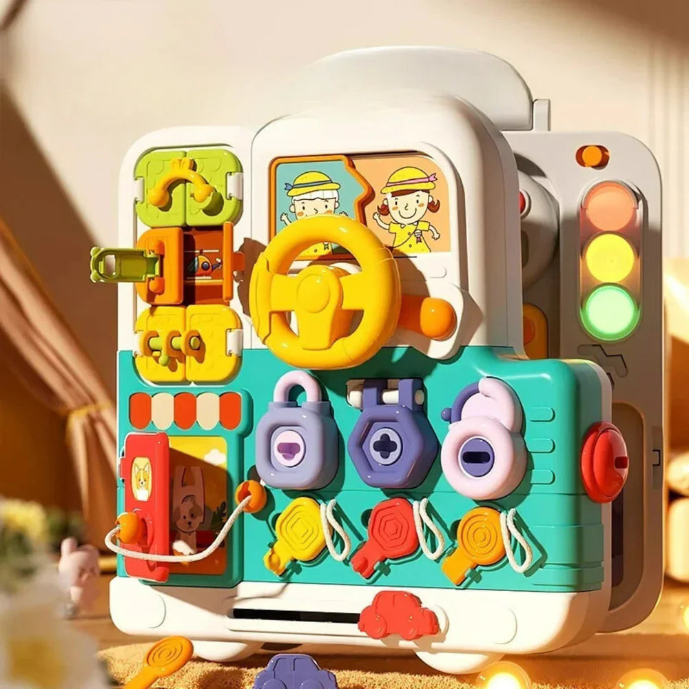 Interactief Educatief Activiteitenbord voor Kinderen | Stimuleert Motoriek & Leren – CurioBoard van PlayRoots