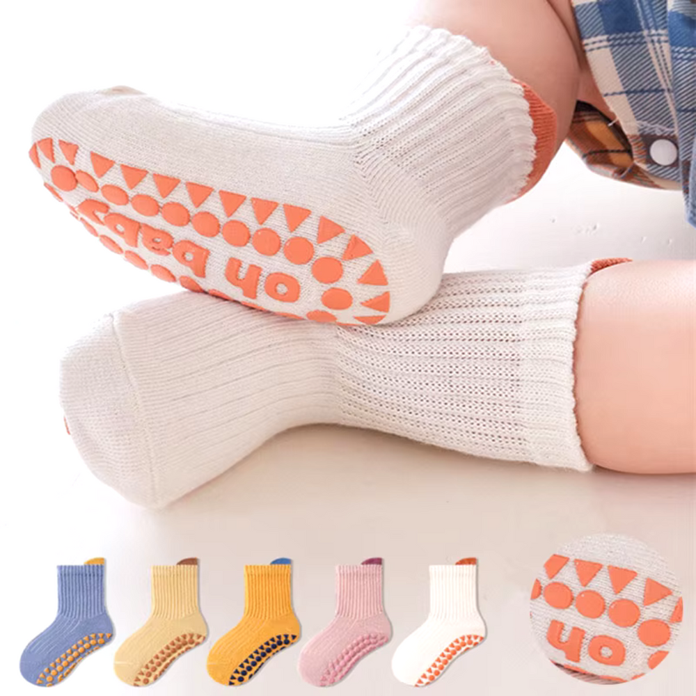 SafetySocks Antislip Sokken voor Peuters – Comfortabel & Veilig (0-4 Jaar)