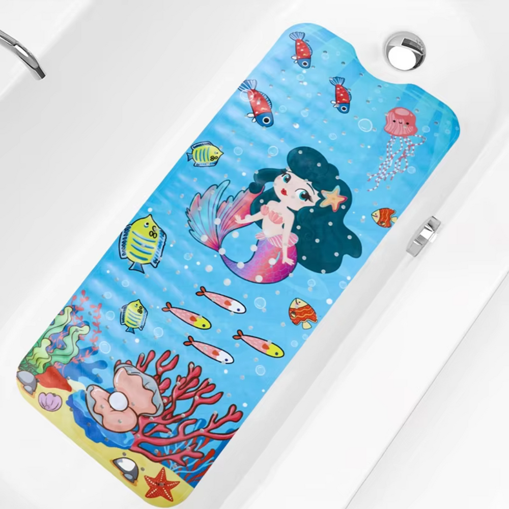Antislip Zeemeermin Badmat voor Kinderen – Veilig & Leuk Badderen | AquaKind