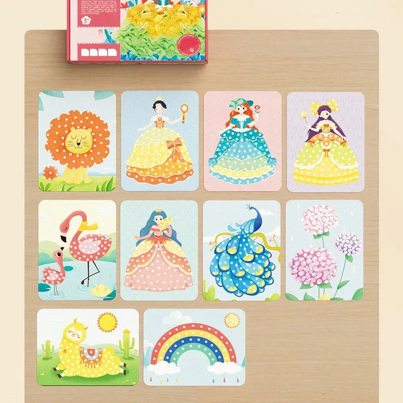 Creativio PixelCraft Prik- en Stickerset voor Kinderen – Creatieve Knutselset voor Motoriek en Fantasie