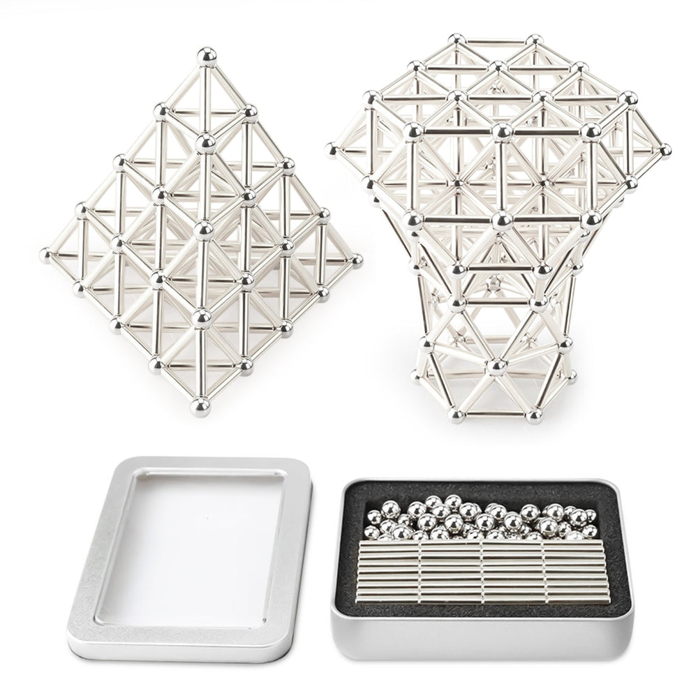 Magnetische Bouwset met Staven & Ballen – MagnaSphere Architect Set Educatief Speelgoed 3+