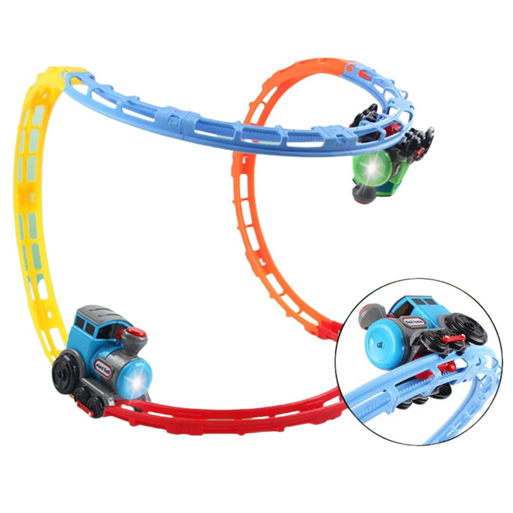 Educatieve Treinset voor Kinderen – Flexibele Rails, Licht en Geluid voor Spelenderwijs Leren