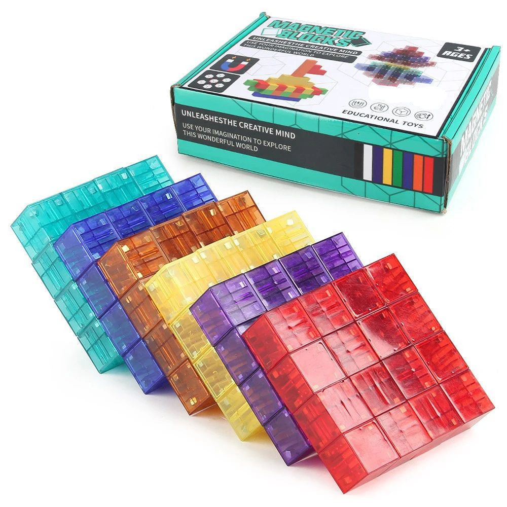 Magnetische Bouwblokken voor Kinderen – MagnaCraft Set