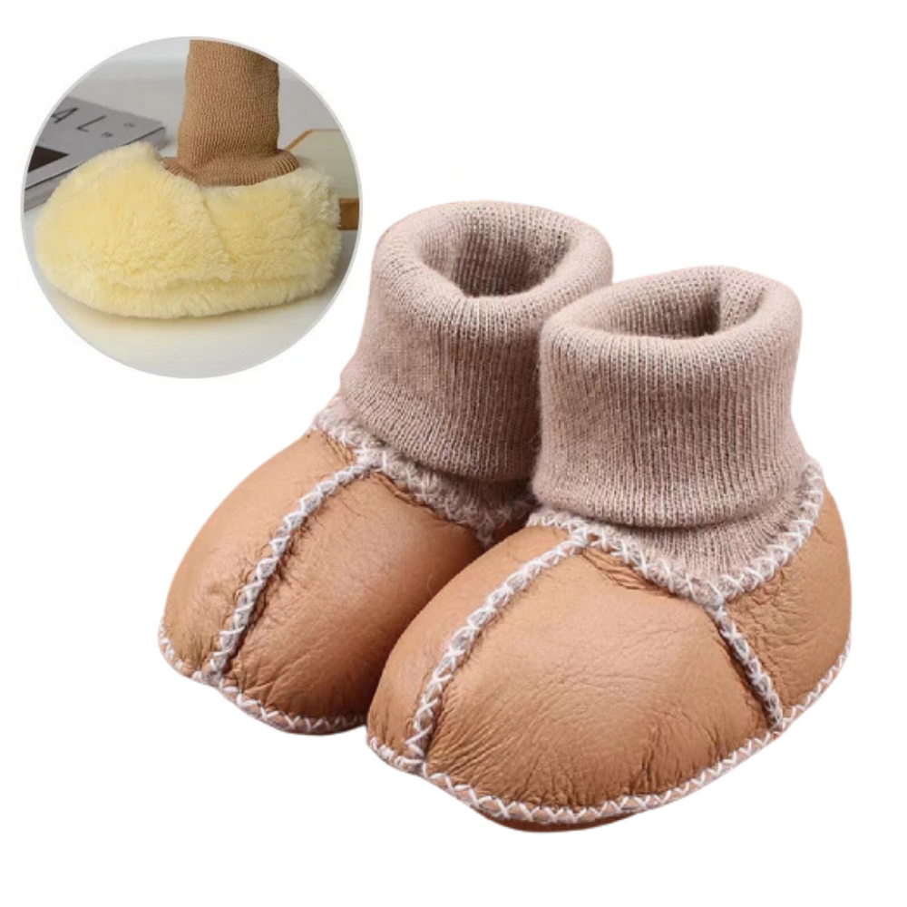 Baby Slofjes – Warme & Antislip Babyschoenen voor Eerste Stapjes | 0-14 Maanden
