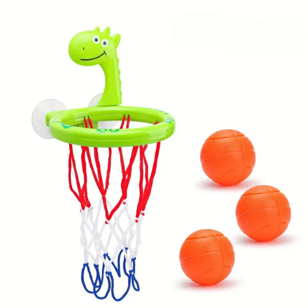 Badspeelgoed Basketbal Set – Dino Hoop met Ballen (3+)