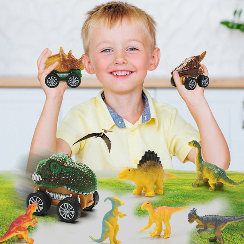 Dinosaurus Transport Truck voor Kinderen – Licht, Geluid en Opbergruimte in Eén Speelset