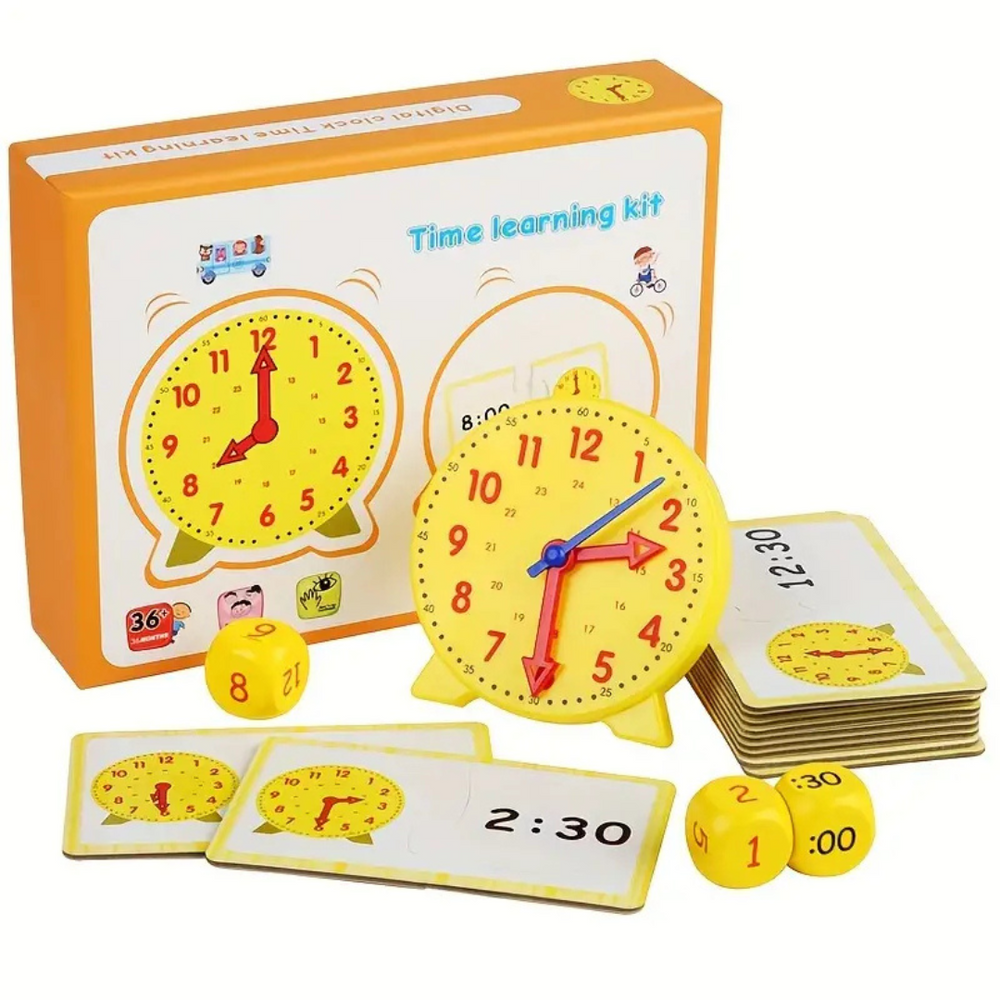 Montessori Klok – Leer Klokkijken Speelgoed voor Kinderen 3+