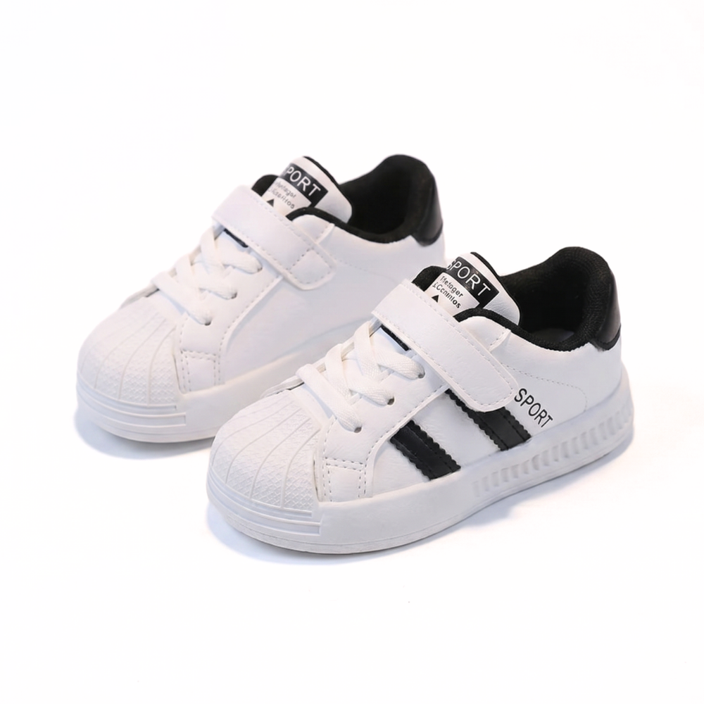 Kindersneakers met antislipzool – klittenband, ademend bovenwerk | buitenschoenen