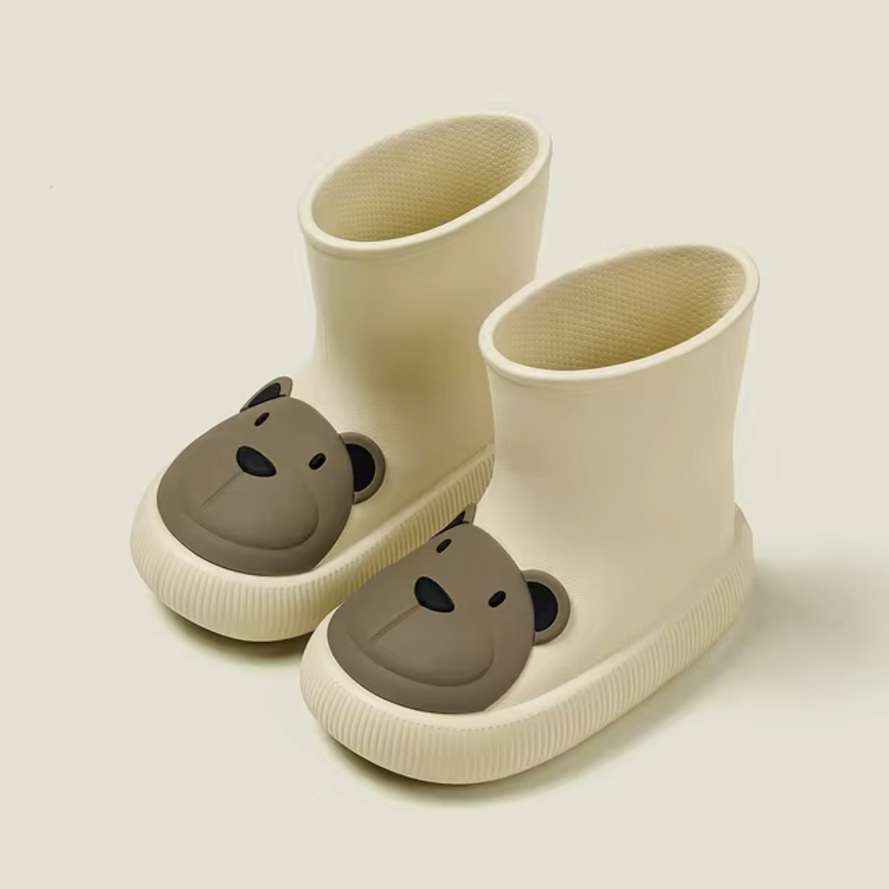 Beary Kinder Regenlaarzen – Waterdicht, Antislip & Schattig Berenontwerp