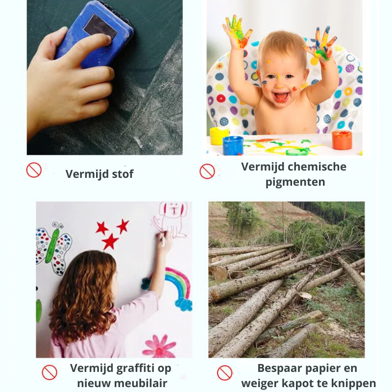 Kidvanta Play LumiDraw Tekentablet voor Kinderen – Herbruikbaar Educatief Tekenbord vanaf 2 Jaar