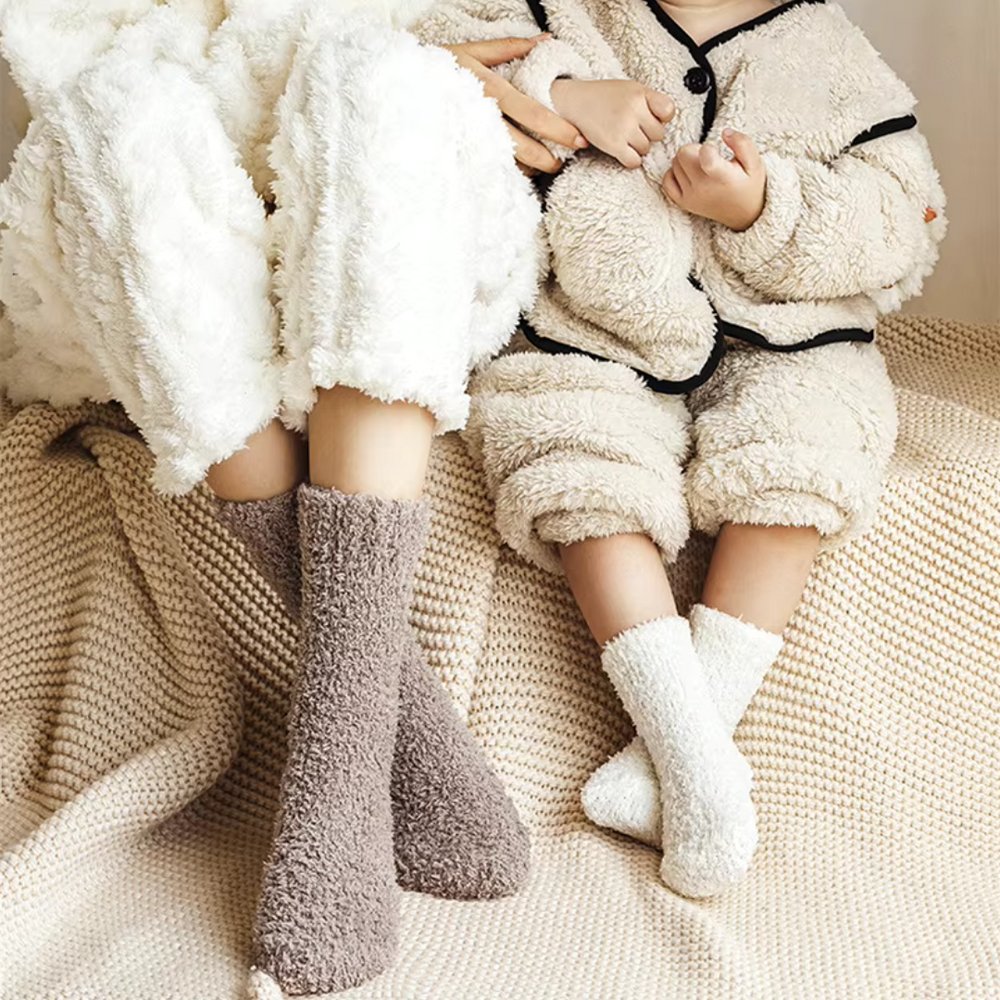 Babysokken Antislip – Warme Fleece Sokken (0–3 Jaar)