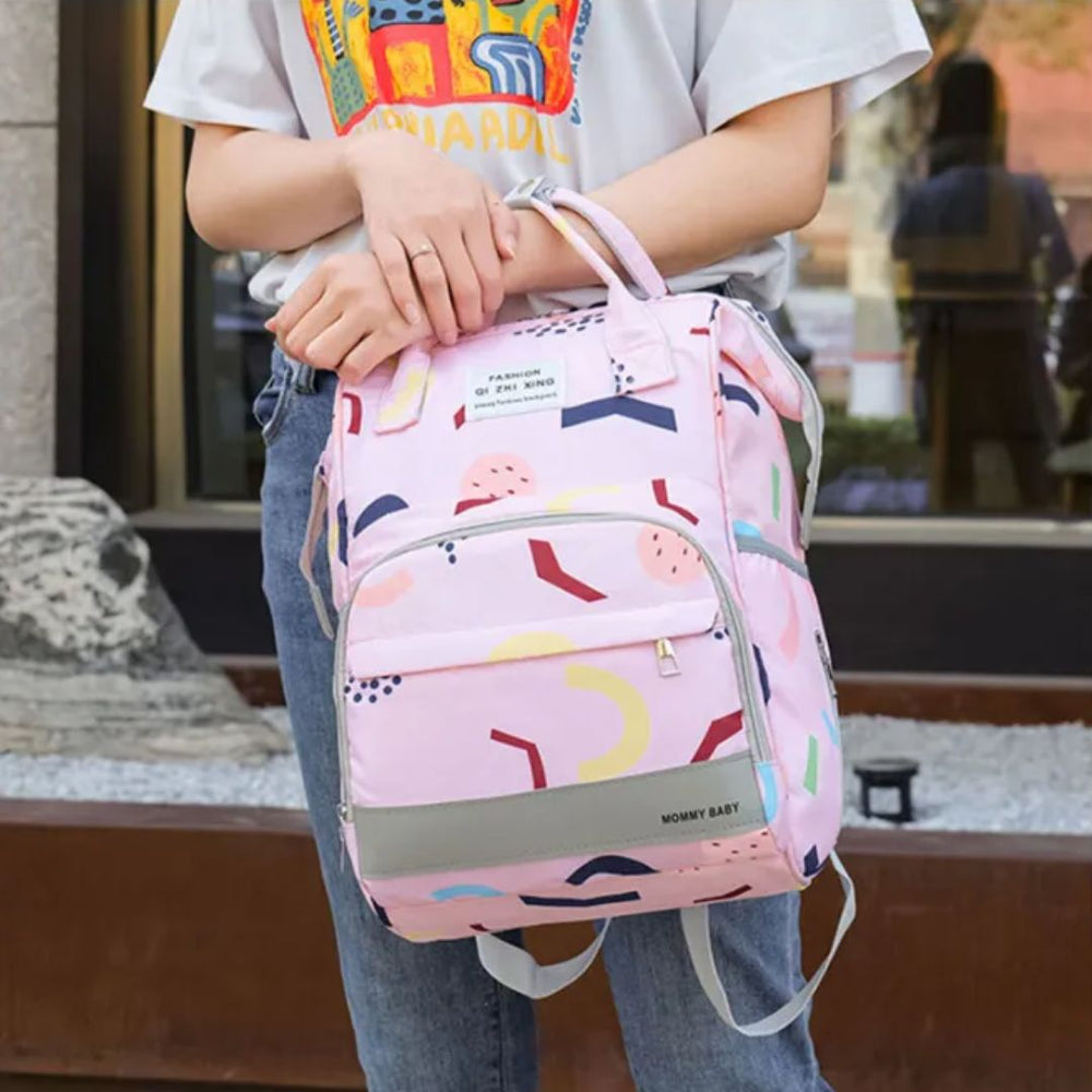Luiertas Rugzak met Geïsoleerde Vakken | NomadiCare Urban Diaper Backpack – Ruime, Waterafstotende Verzorgingstas voor Ouders
