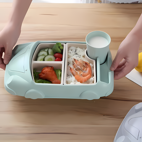 MealRacer Kinder Eetset – Autovormig, Veilig & Duurzaam voor 1-5+ Jaar