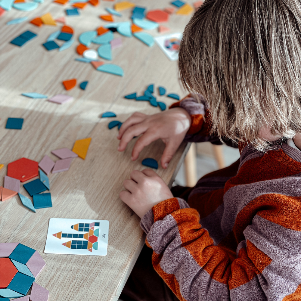 Geometrische Vormenpuzzel Kinderen – Educatief Creatief Speelgoed