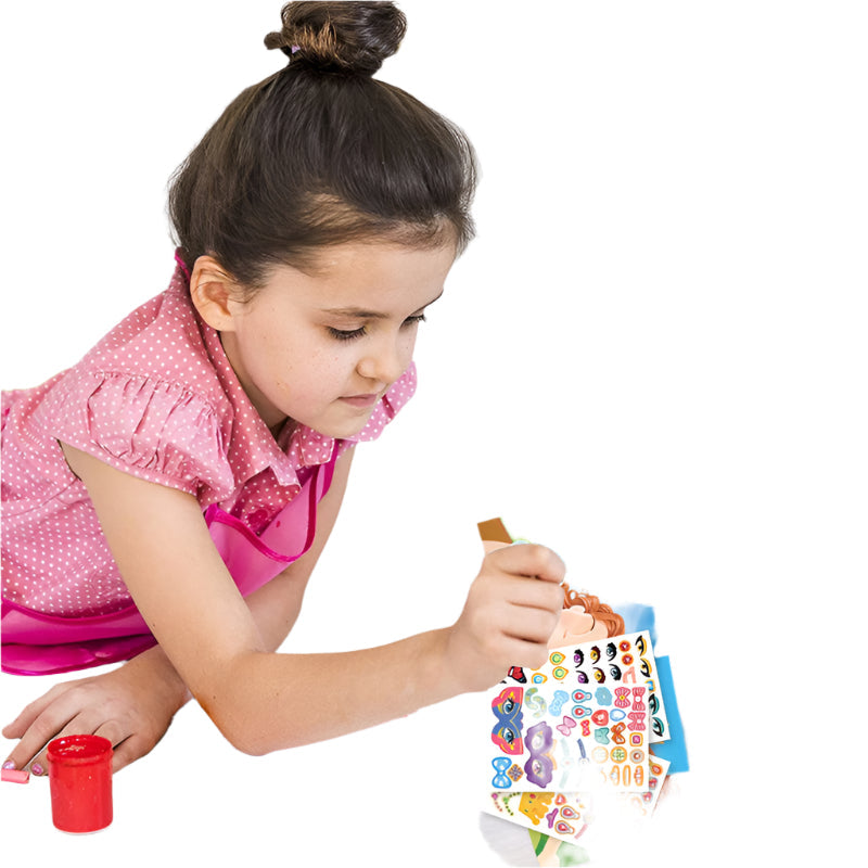 Prinsessen Dress-Up Stickers voor Kinderen – Creatieve Outfits & DIY Kledingstickers