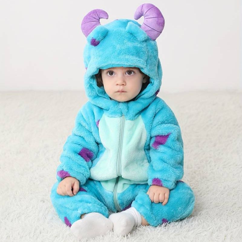 KleinWild Baby Peuter Kind Jumpsuit Dierenthema – Zacht, Veilig & Perfect Cadeau