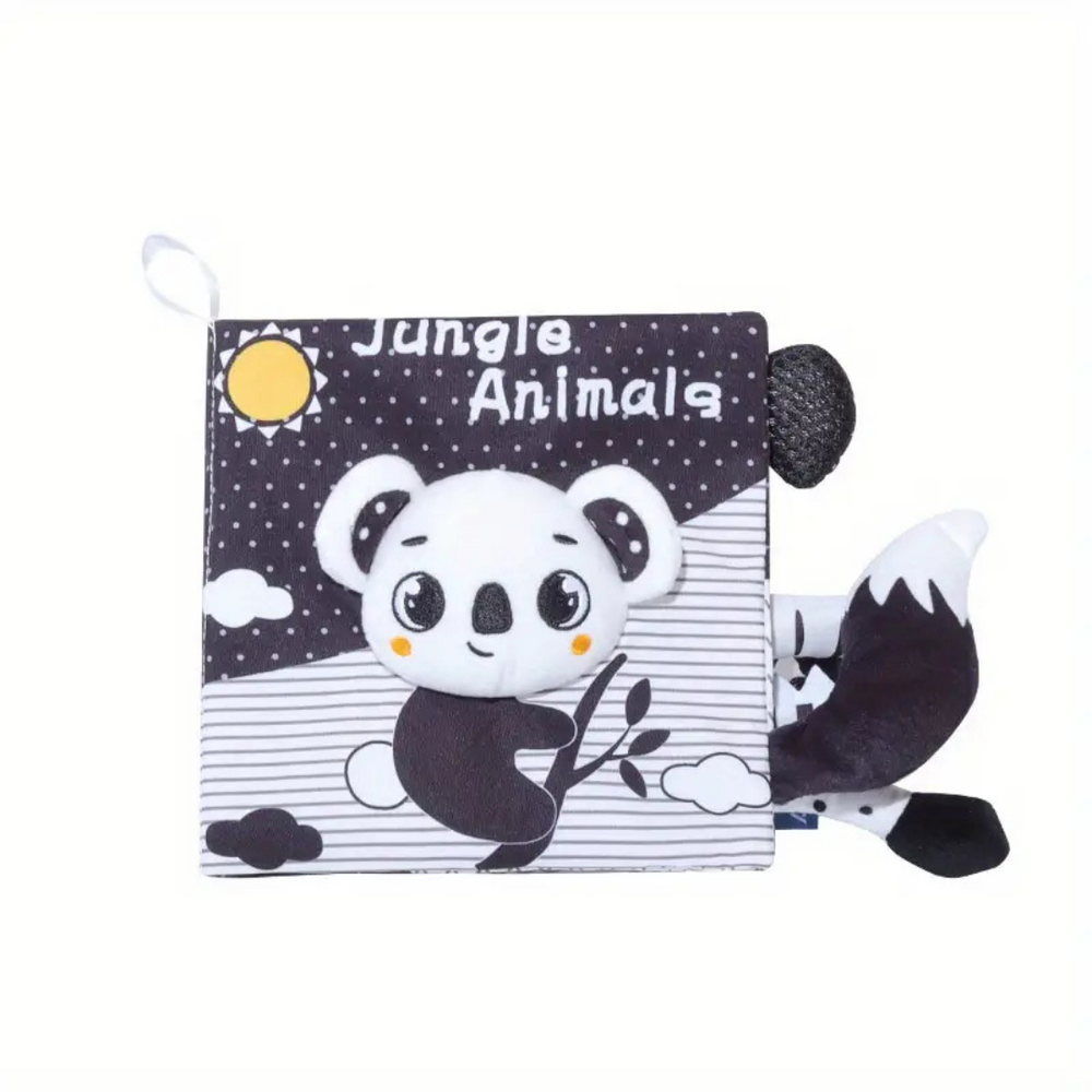 Baby’s Eerste Zwart-Wit Dierenboek – Stimuleer Zintuigen & Motoriek