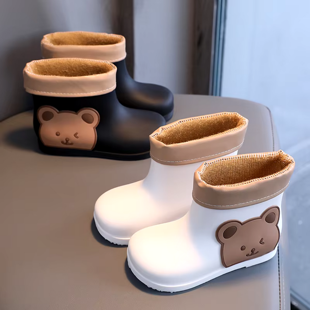 BearKids Regenlaarzen – Gevoerd, Waterdicht & Antislip voor Kinderen