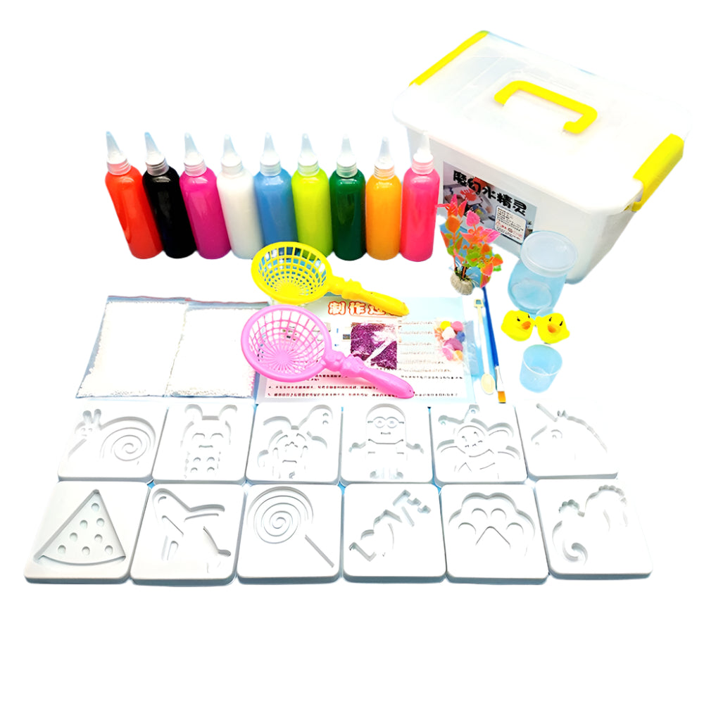 3D Zeedieren Knutselset voor Kinderen – Creatieve Watergel DIY Set met Mallen