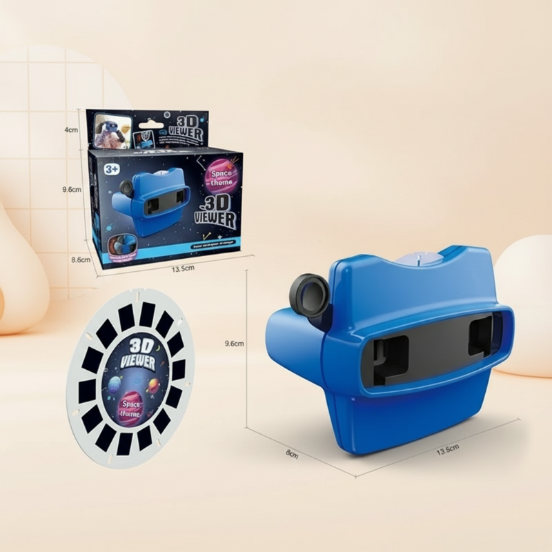 3D Viewfinder Kinder – Dia Kijker Speelgoed met Schijven (Educatief)