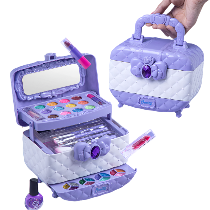 Kinder Make-up Set Afwasbaar – Veilige Beautyset voor Meisjes