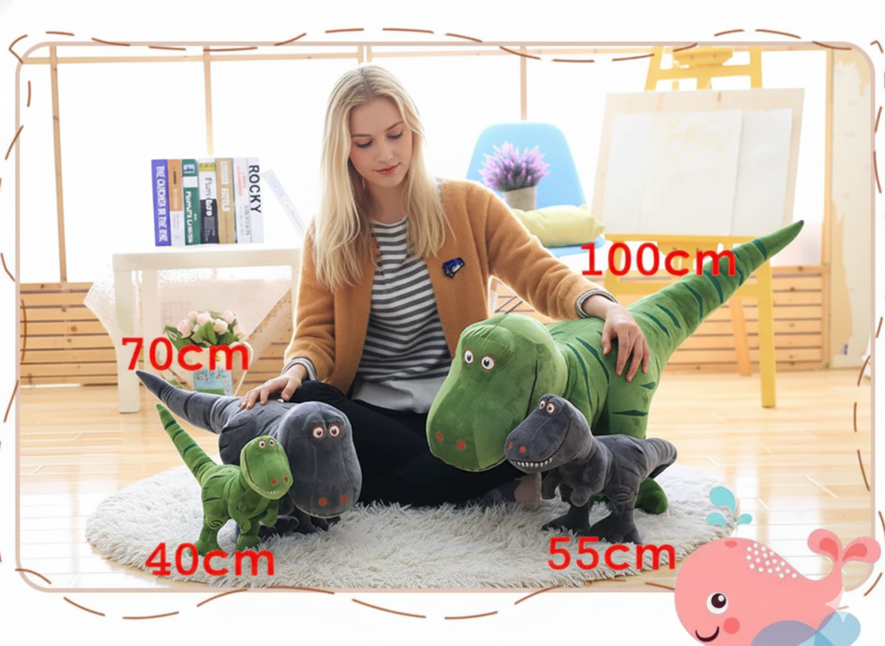 Dinosaurus Knuffel van Zacht Pluche | DinoHug Cretasaurus – Knuffelvriend voor Kinderen en Baby’s