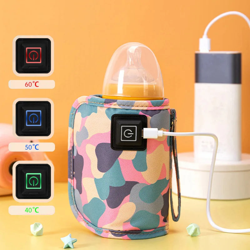 Draagbare Babyflessenwarmer – Warm Melk Onderweg in Minuten | USB & Type-C Aansluiting