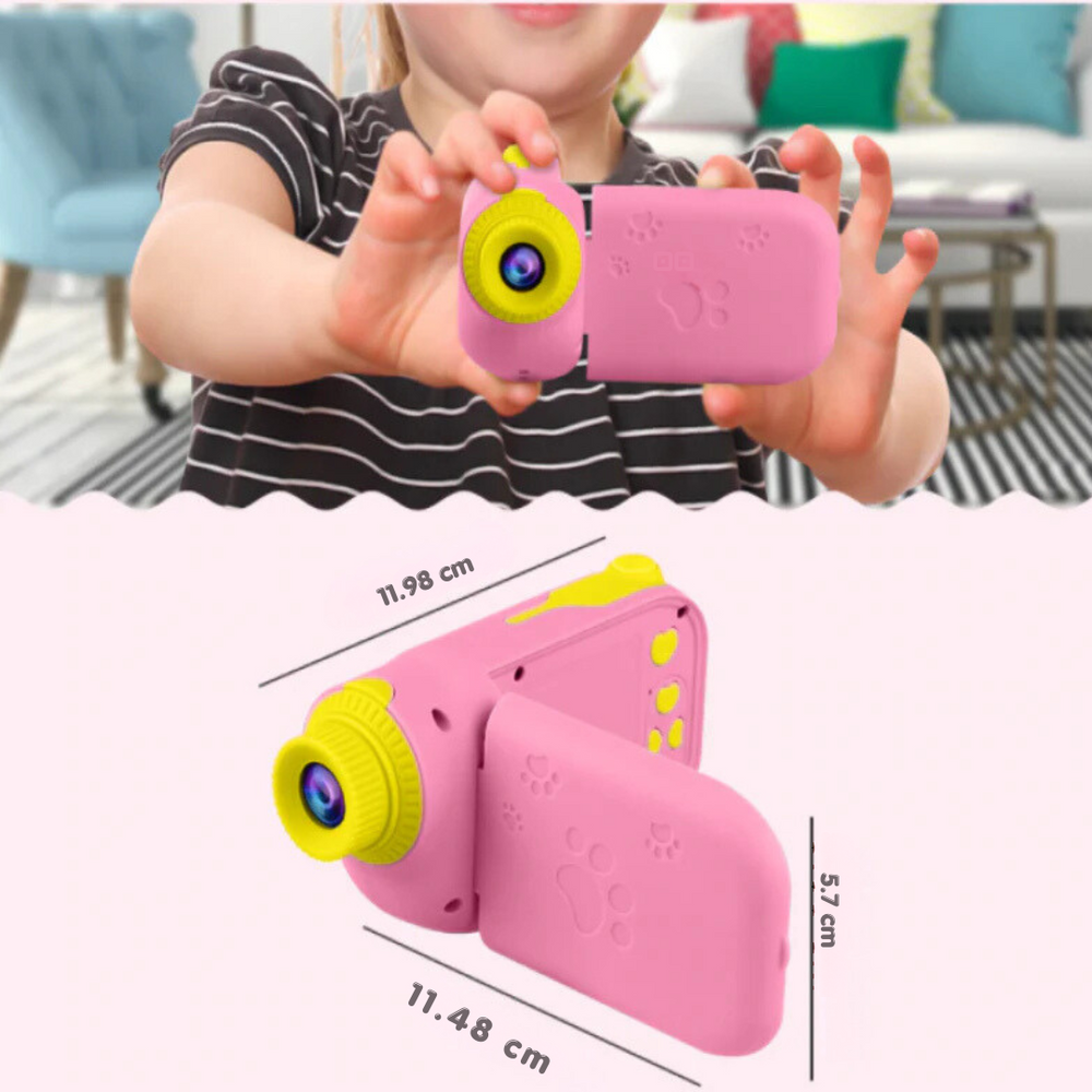 Digitale Kindercamera 12MP – Creatief Speelgoed met Filters, Zoom & Spelletjes