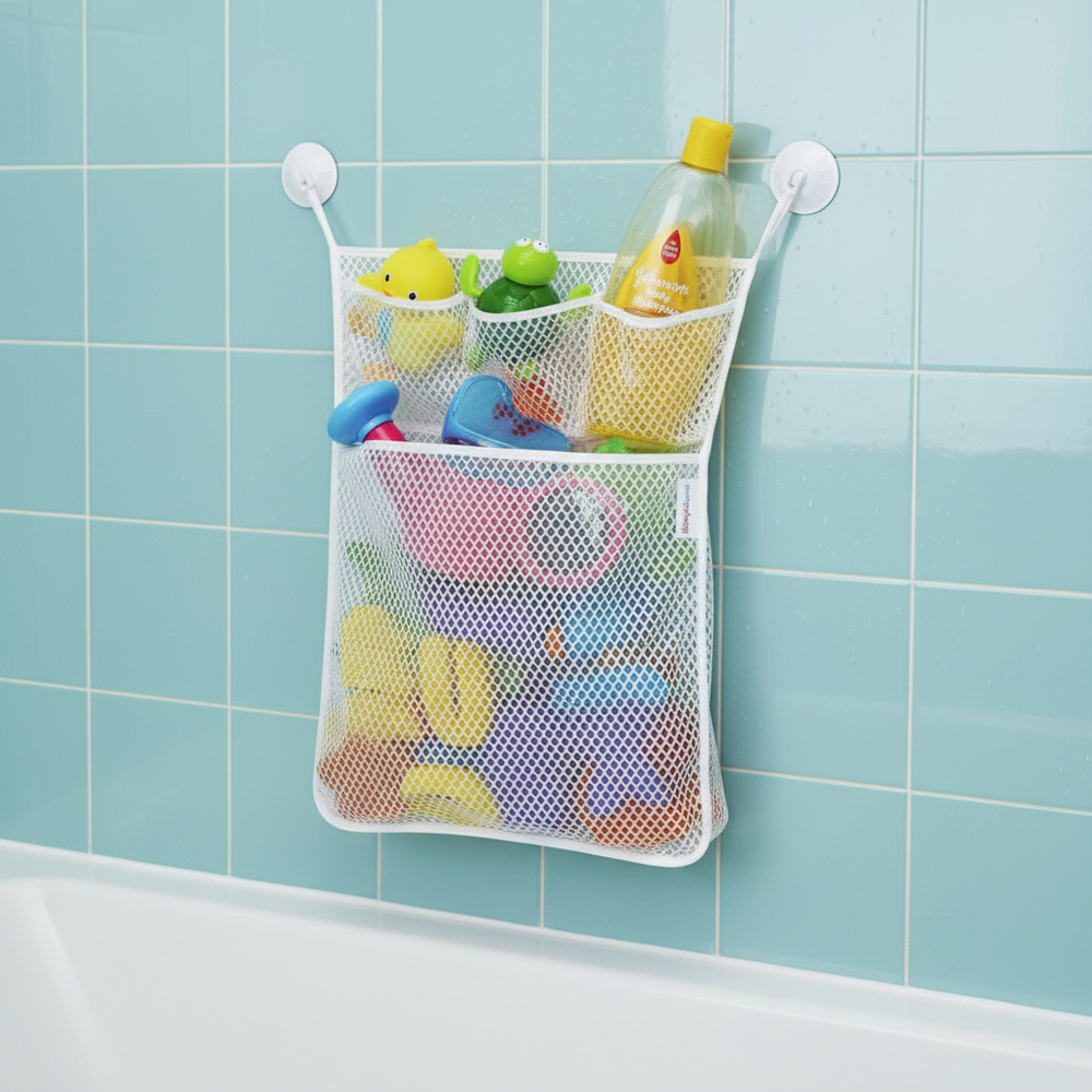 AquaNest – Badkamer Opbergnet voor Badspeelgoed