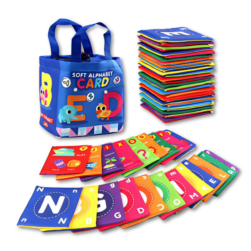 ABC Kaarten Peuters – Zachte Alfabetkaarten om Spelenderwijs te Leren (2–5 jaar)