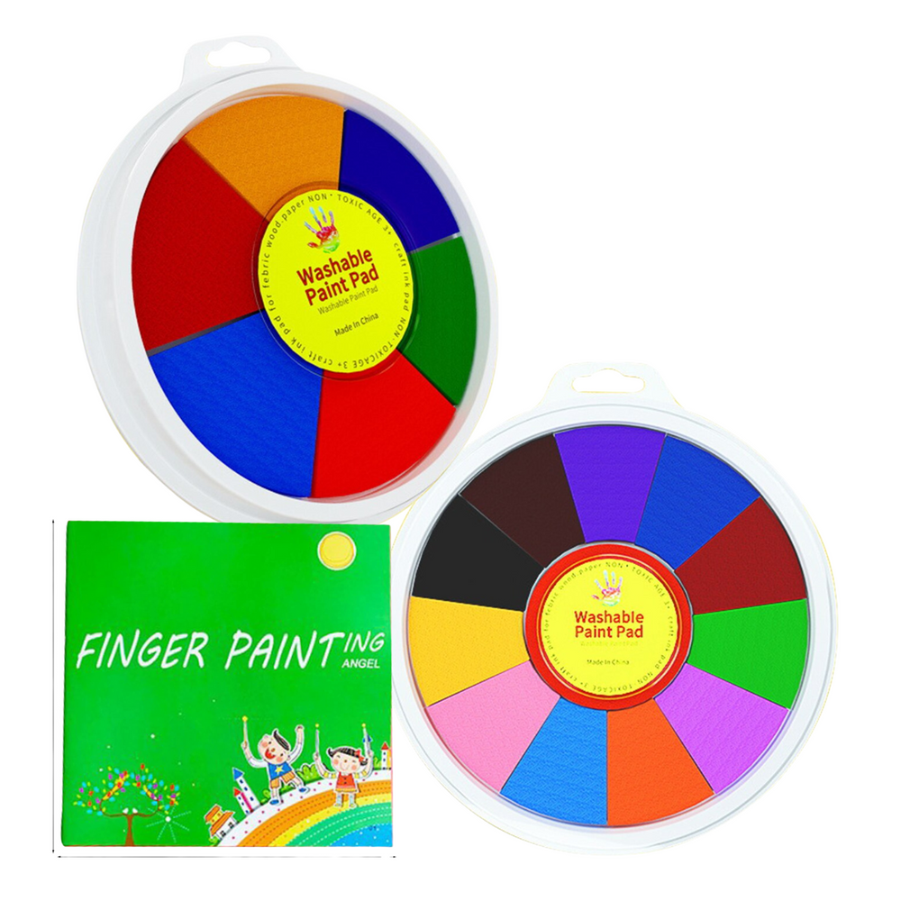 Wasbare Vingerverf voor Kinderen – ColorJoy ColorPlay Set