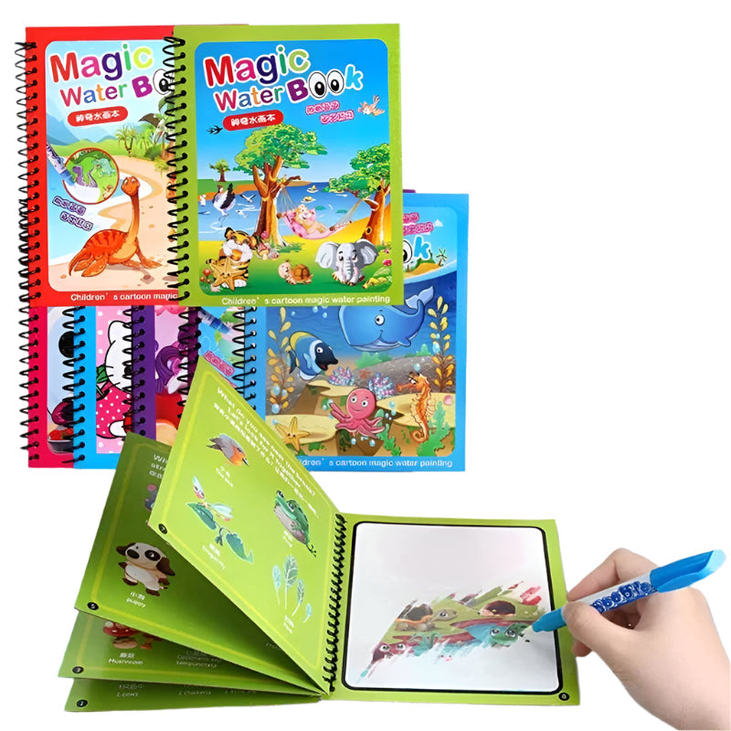 AquaSketch WonderBook – Magisch Herbruikbaar Water Kleurboek voor Kinderen