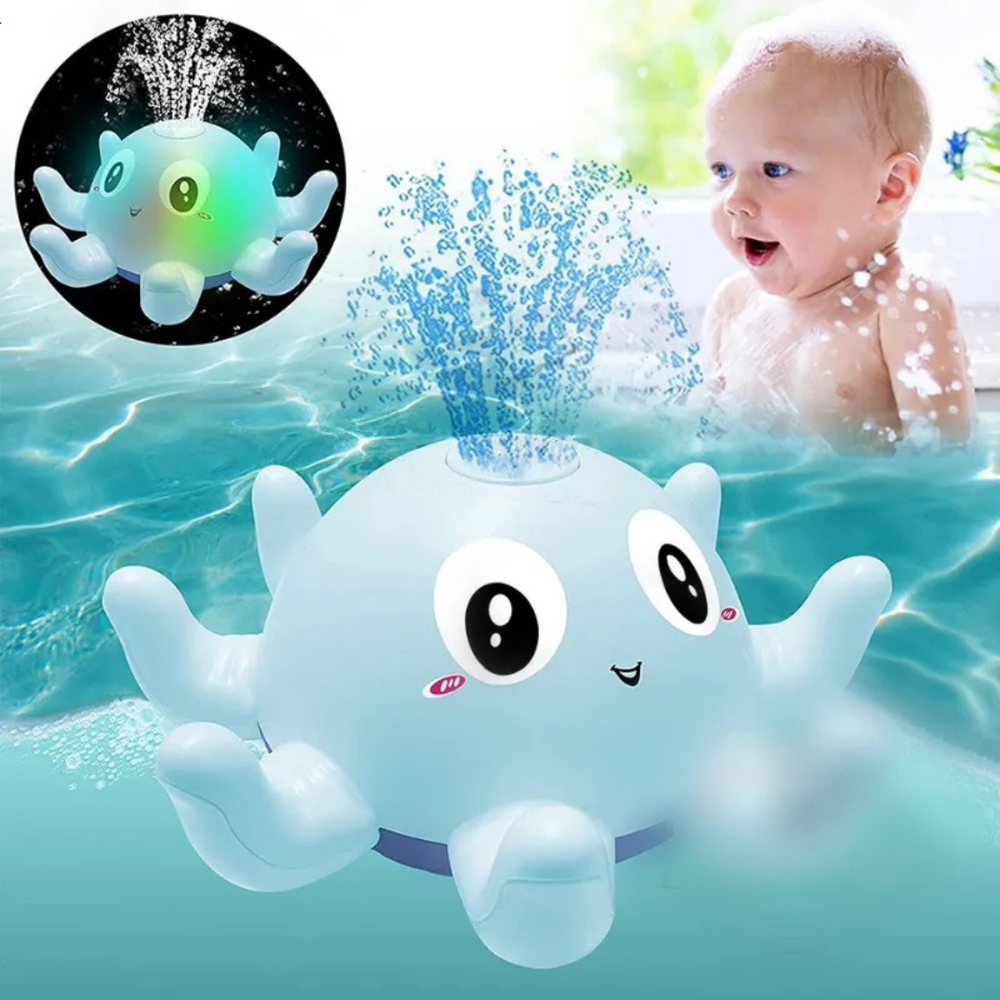 AquaGlow Badfontein met Licht – Magisch BadSpeelgoed voor Kinderen | Waterfontein & Discolichtjes