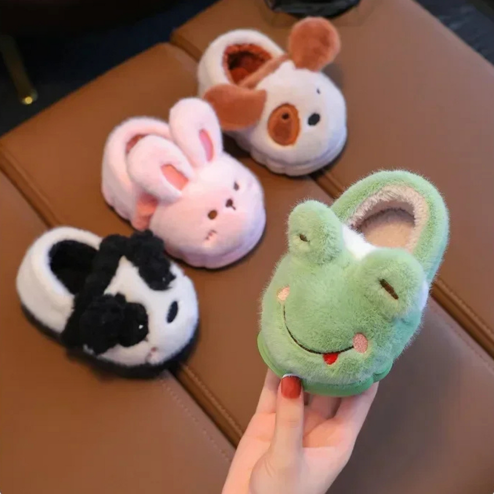 Animal Kindersloffen – Warme & Anti-Slip Sloffen voor Peuters & Kinderen
