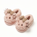 Pluche pantoffels kind met hondensnoet – antislipzool, warme voering, dichte hiel | sloffen