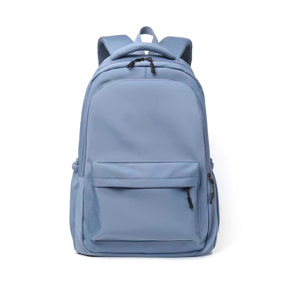 Laptoprugzak voor school en studie met voorvak en zijvakken – nylon, lichtgewicht | schooltas