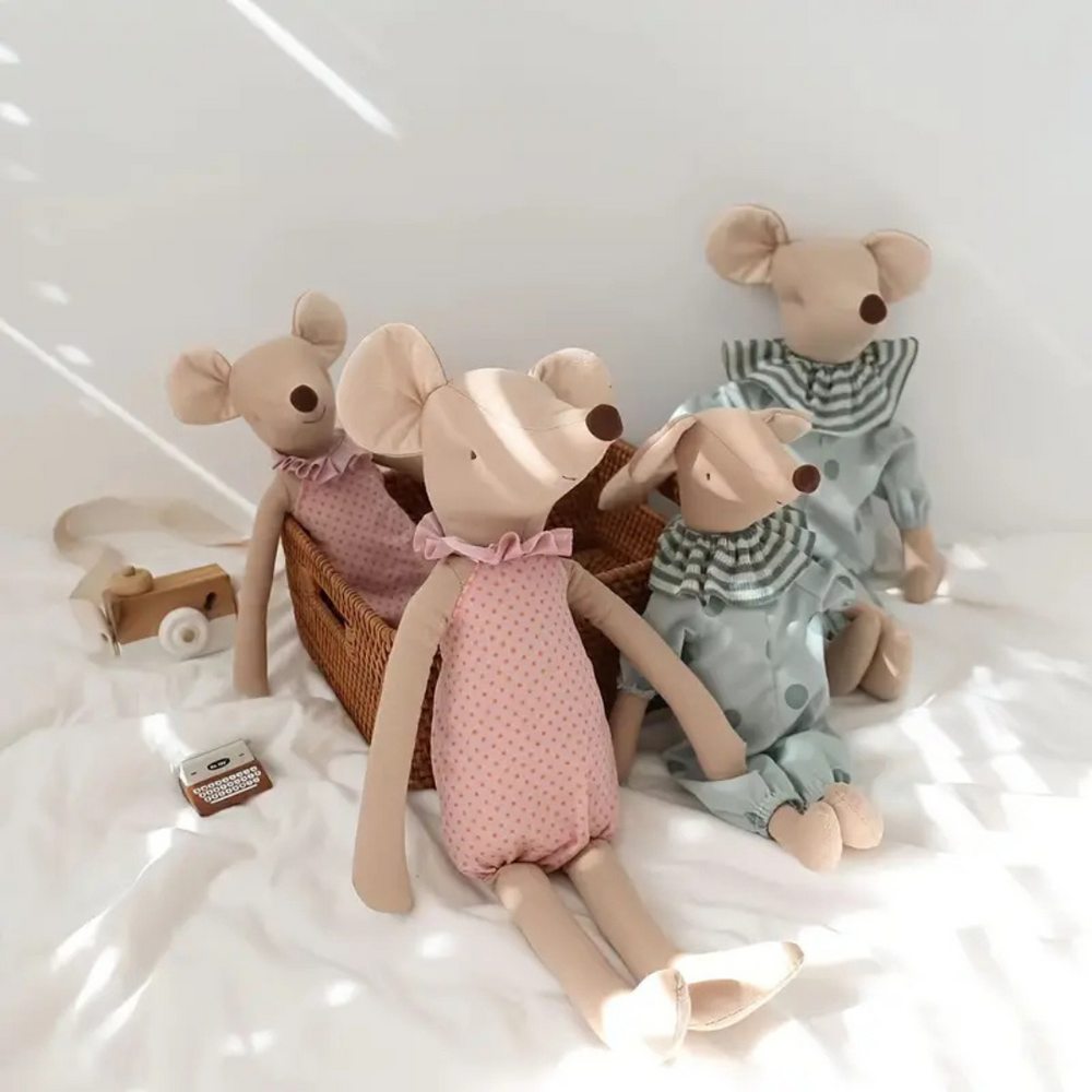 Zachte Babymuis Knuffel – Perfect Cadeau voor Baby’s en Peuters