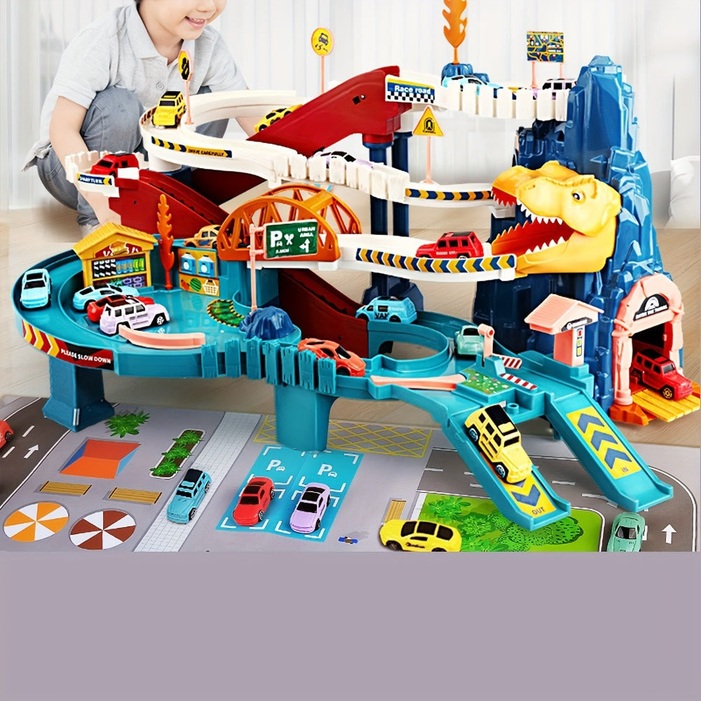 Jurassic Tracks Adventure Set – Dinosaurus Racebaan voor Kinderen 3-6 Jaar