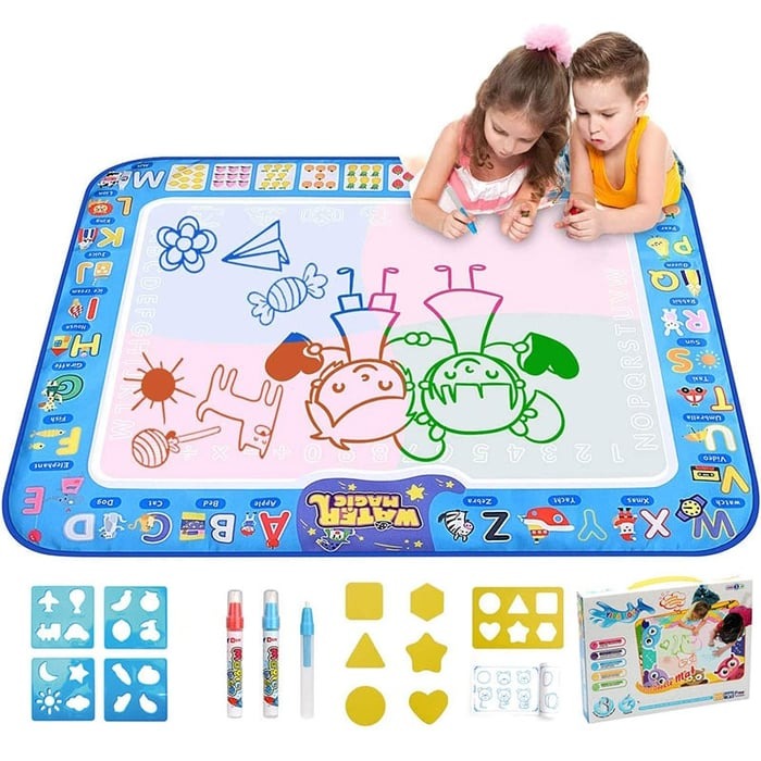 Water Magic Tekenmat voor Kinderen - Rommelvrij Creatief Spel met Waterpen